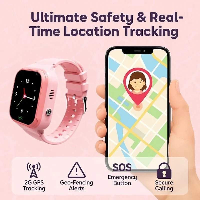 Kids Smart Watch GPS Tracker - TRENDVYO