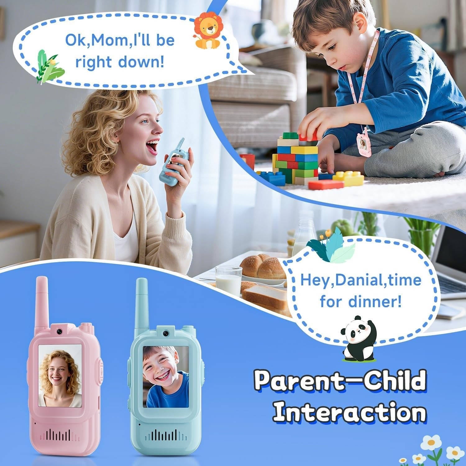 Kids Walkie Talkies Video Voice & Chat 2 Set - TRENDVYO