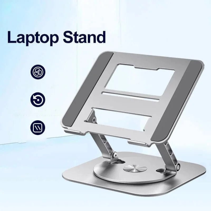 Laptop Stand Aluminum Alloy 360 Degree Rotating Bracket - TRENDVYO