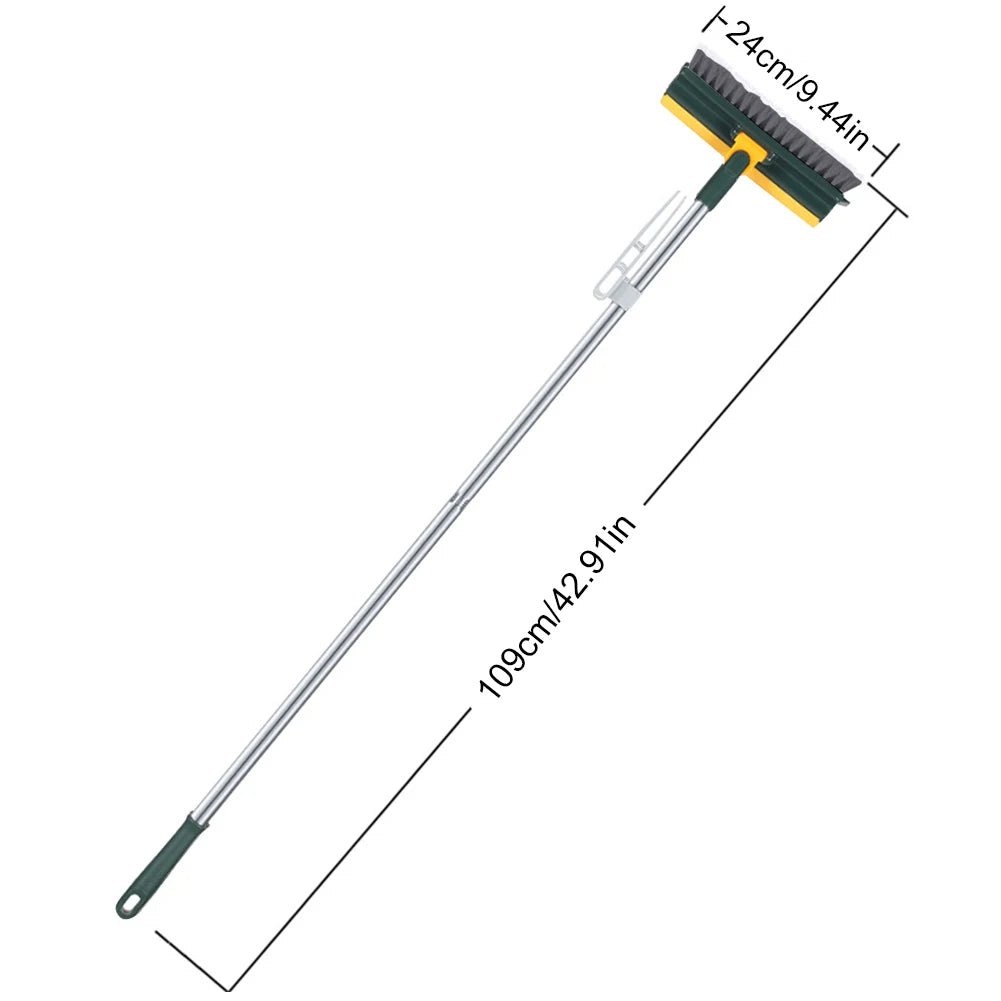 Long Handle Floor Scrub Brush with Stiff Bristles - TRENDVYO