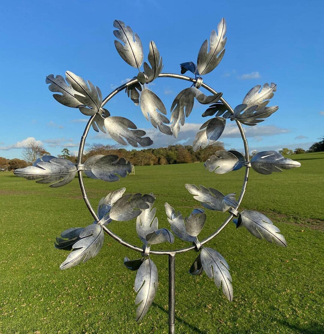 Magical metal windmill: Kinetic wind spinner for the garden - TRENDVYO