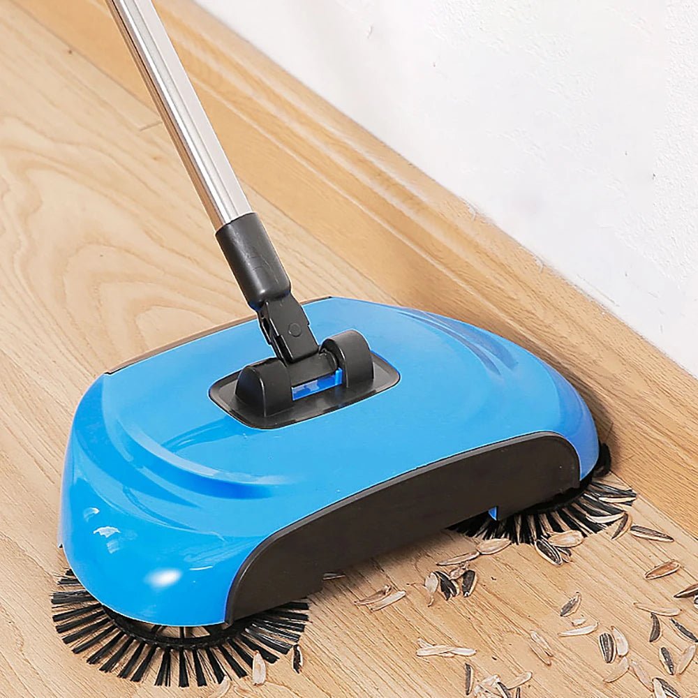Manual 2-in-1 Broom with Rotating Brush - TRENDVYO