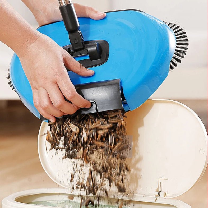 Manual 2-in-1 Broom with Rotating Brush - TRENDVYO