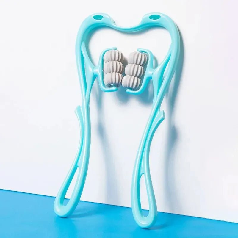 Manual Neck and Shoulder Massager with Kneading Rollers - TRENDVYO