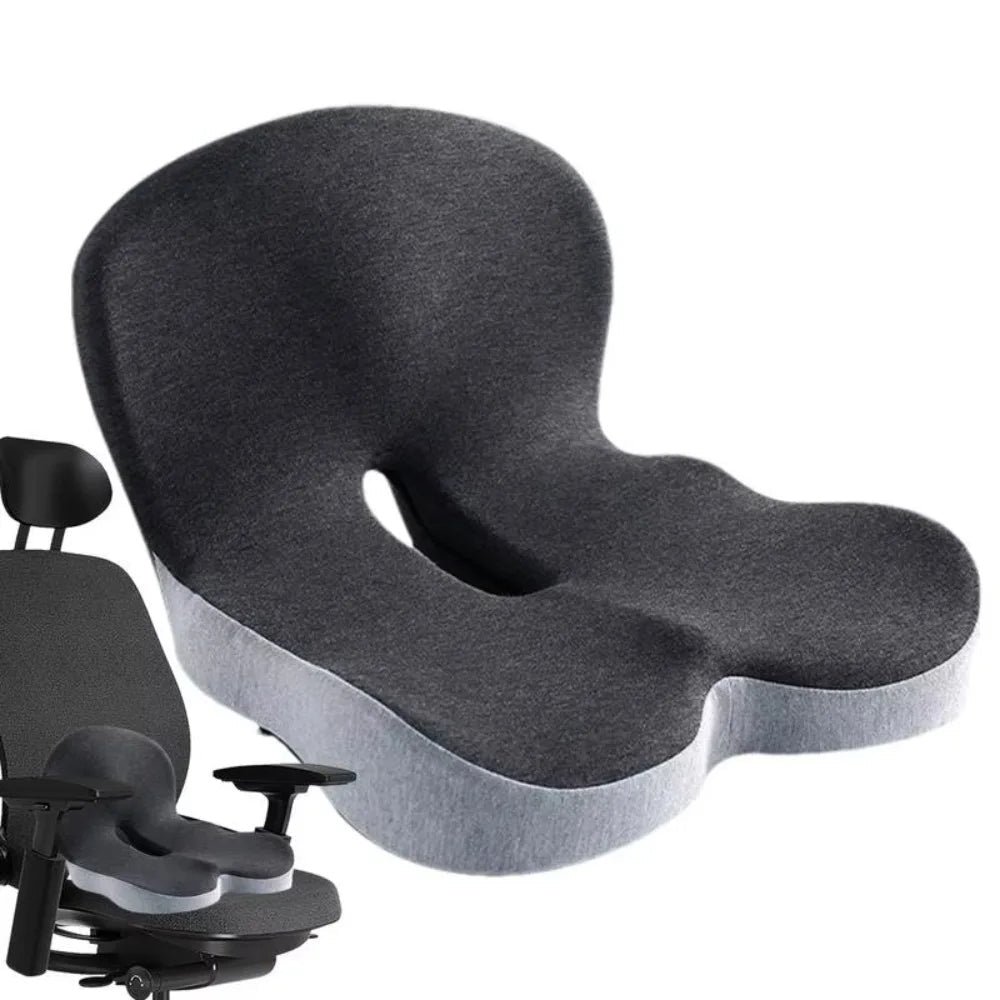 Memory Foam Lumbar Pillow Seat Cushion - TRENDVYO
