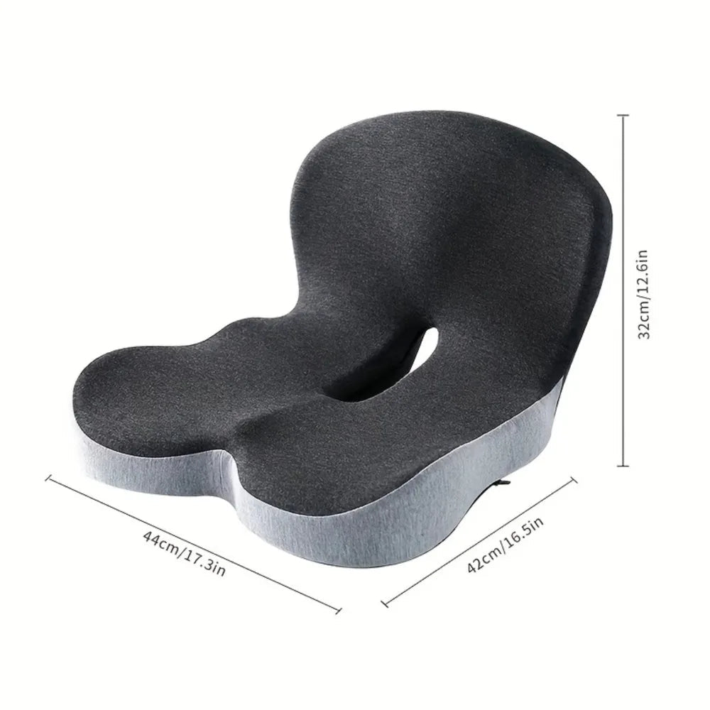 Memory Foam Lumbar Pillow Seat Cushion - TRENDVYO