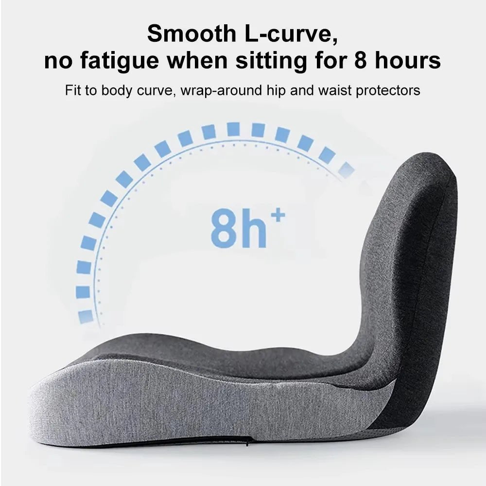 Memory Foam Lumbar Pillow Seat Cushion - TRENDVYO