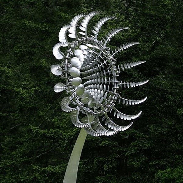 Metal Garden Windmill - Dual Motion Decorative Wind Spinner for Unique Garden Decor & Perfect Gift - TRENDVYO