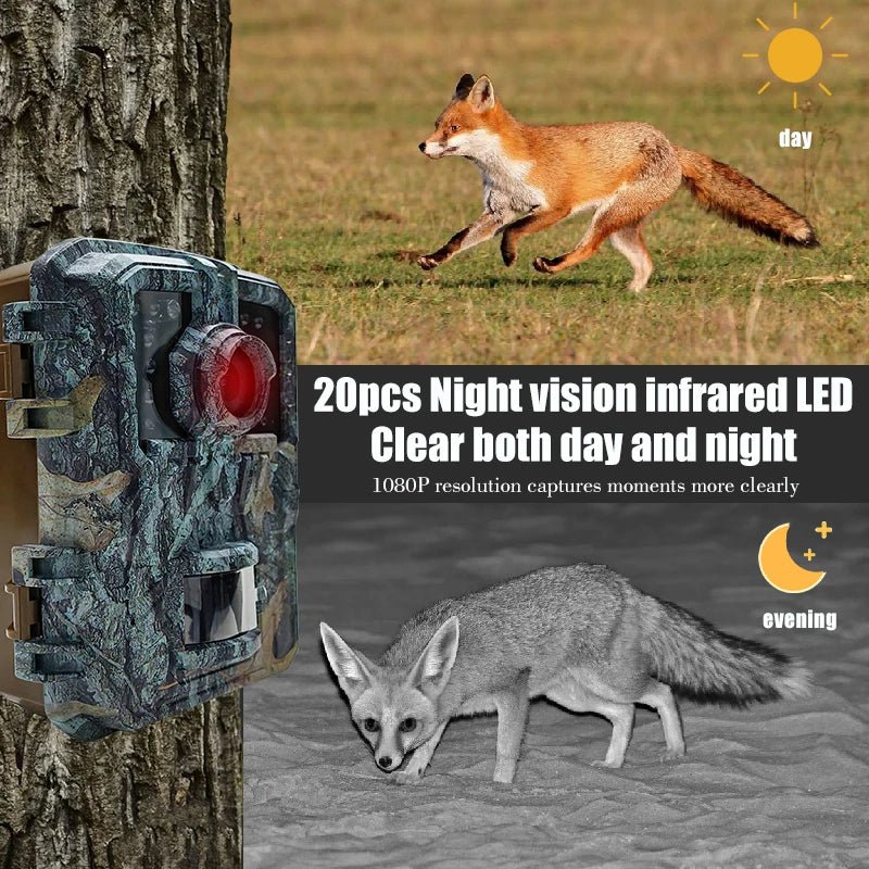 Mini 16MP Night Vision Trail Camera with PIR Motion Tracking - TRENDVYO
