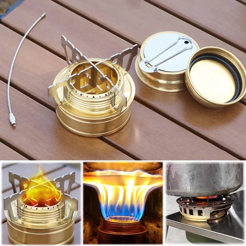 Mini Portable Alloy Camping Stove - TRENDVYO