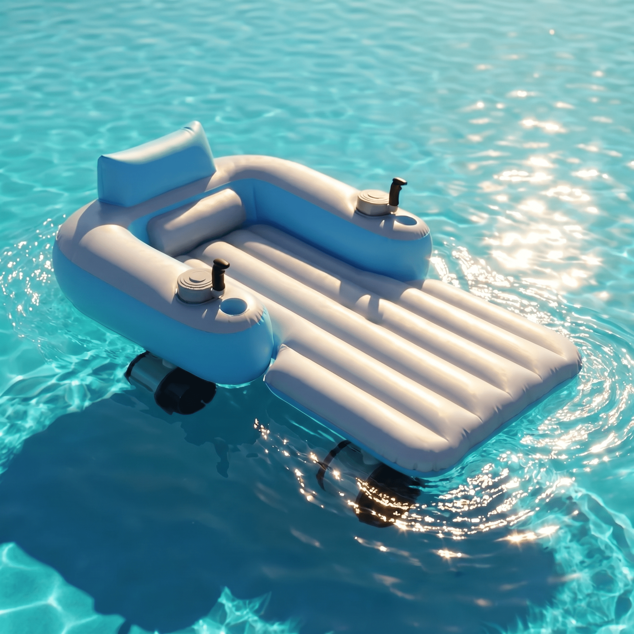 Motorized Pool Lounger Pro - TRENDVYO