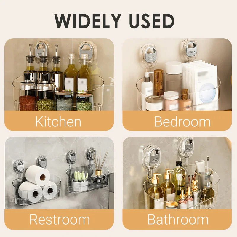 Multipurpose Suction Cup Storage Rack - TRENDVYO