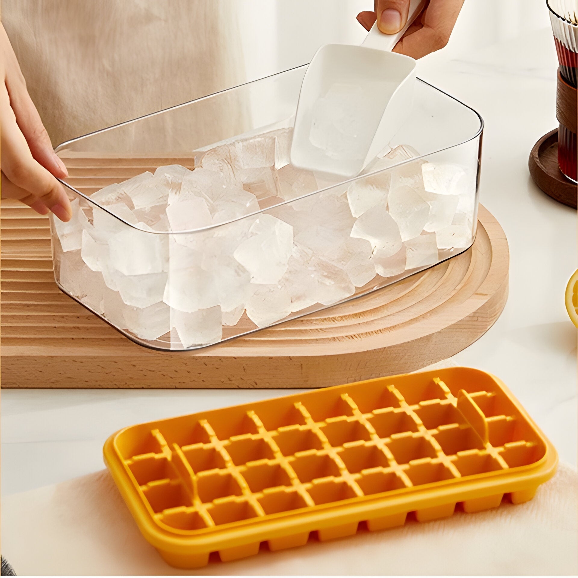 One-Click Ice Tray System - TRENDVYO