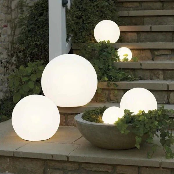 Outdoor Globe Light - Wireless, Weatherproof, 16 Colors LED Sphere light - TRENDVYO