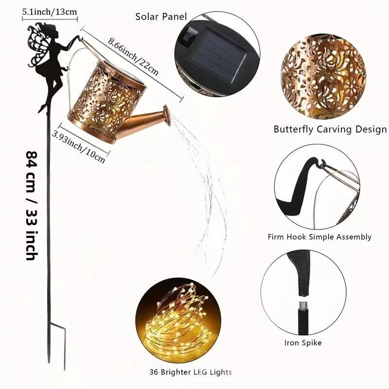 Outdoor Light Decorations Hanging Fairy Lamp - TRENDVYO