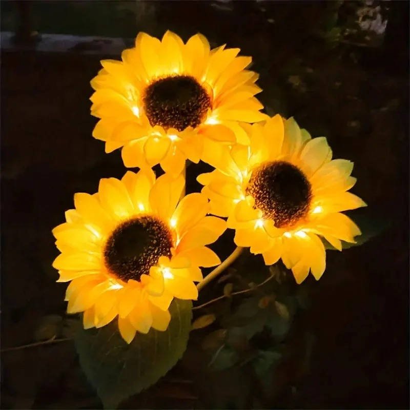 Outdoor Solar Simulation Sunflower Light - TRENDVYO