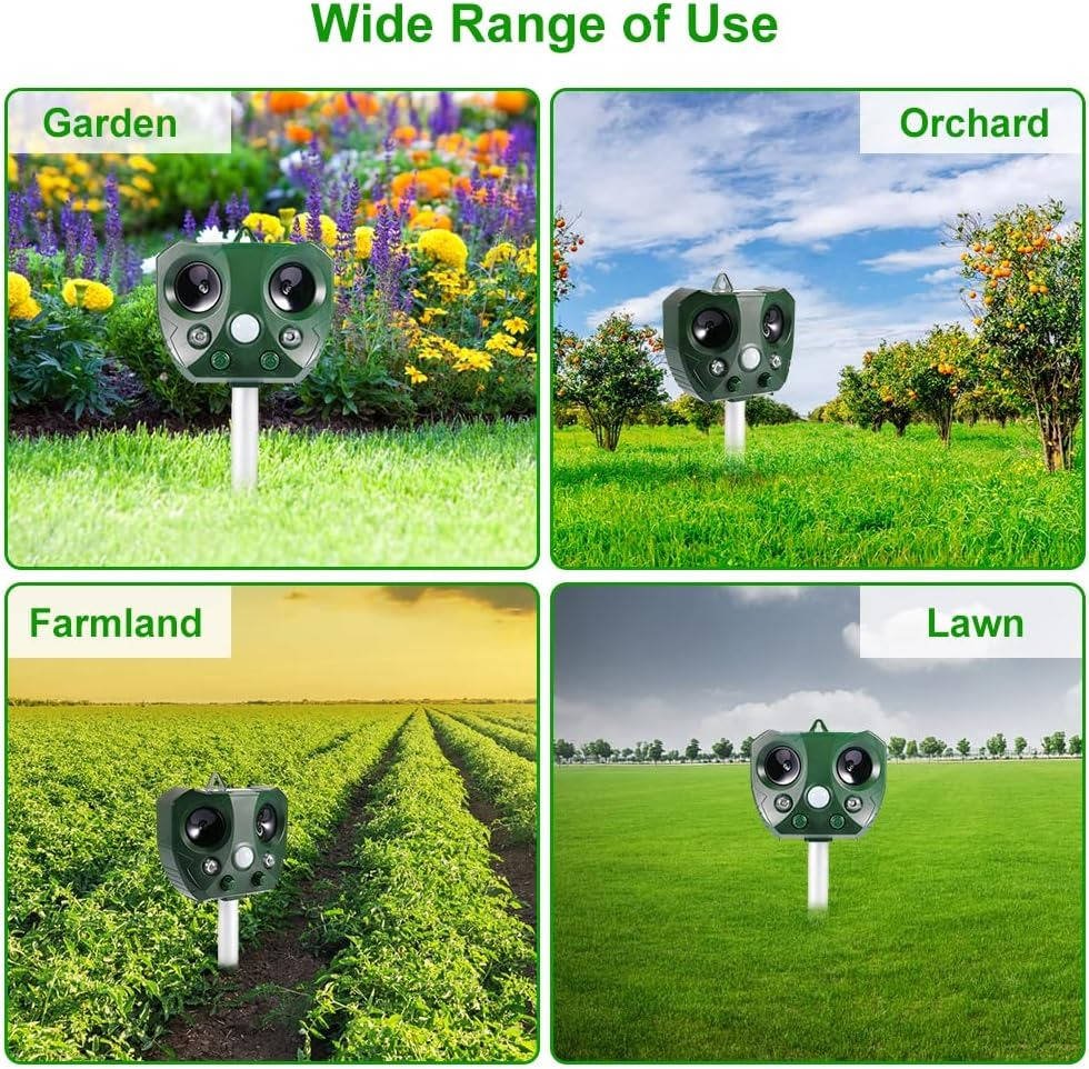 Pigeon And Bird Scarer Ultrasonic And Pest Defender - TRENDVYO