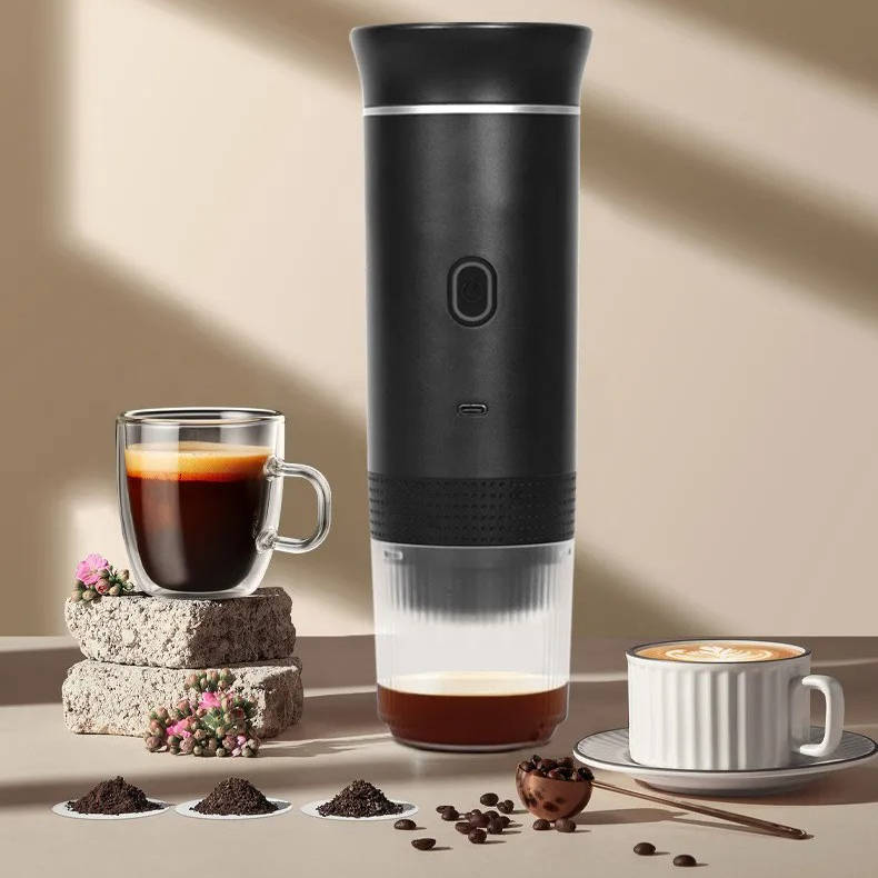 Portable Coffee Maker - Espresso Cappuccino And Drip - TRENDVYO