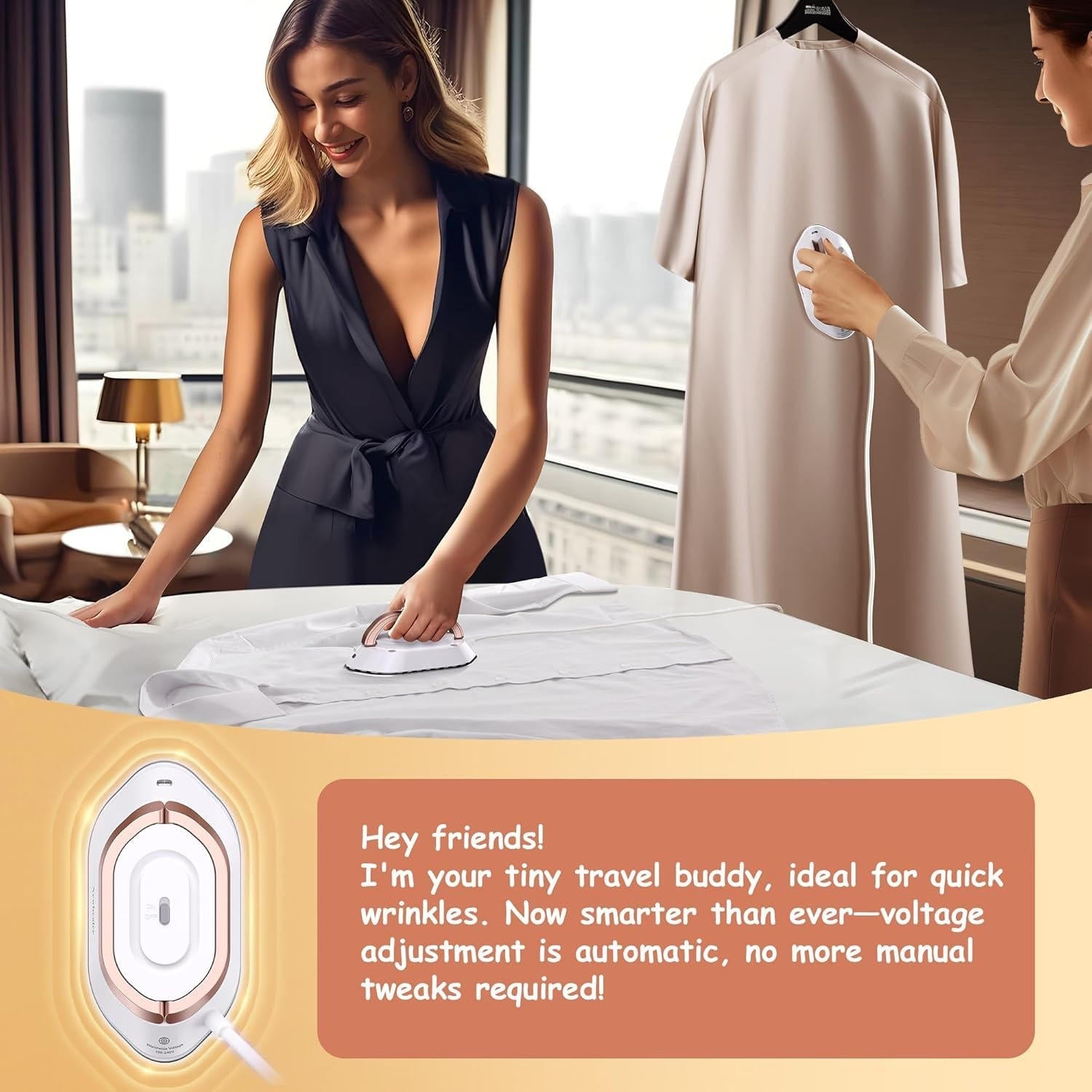 Portable Travel Iron - TRENDVYO