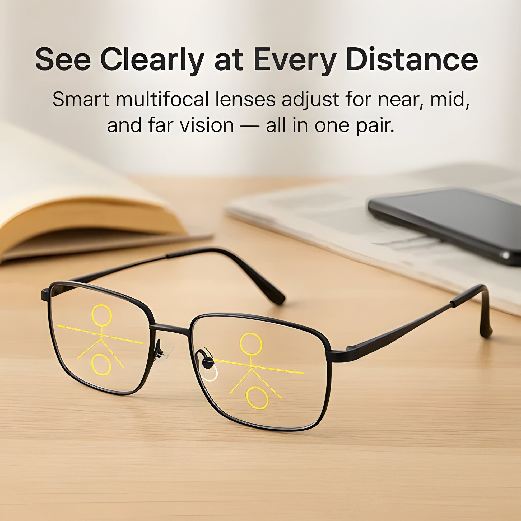 Progressive Multifunction Glasses - TRENDVYO