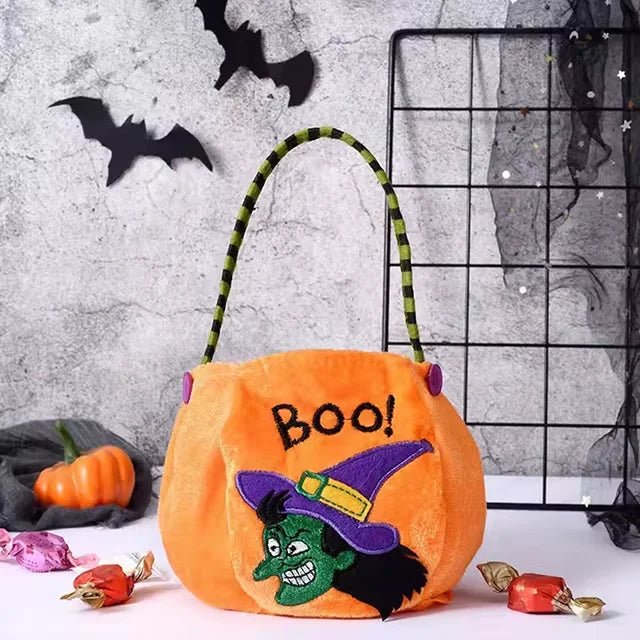 Pumpkin Halloween Treat Bag for Kids - TRENDVYO