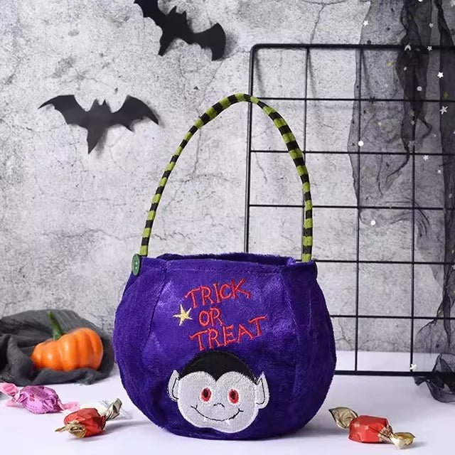 Pumpkin Halloween Treat Bag for Kids - TRENDVYO
