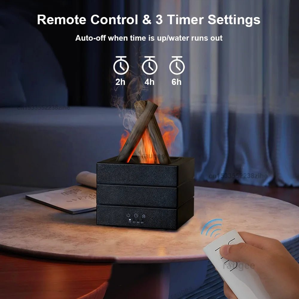 Realistic Flame Aroma Diffuser and Humidifier - TRENDVYO