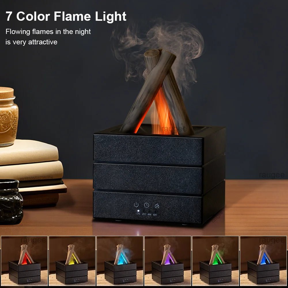 Realistic Flame Aroma Diffuser and Humidifier - TRENDVYO
