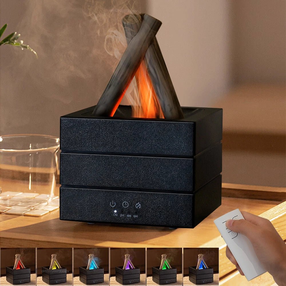 Realistic Flame Aroma Diffuser and Humidifier - TRENDVYO