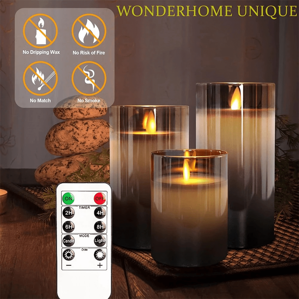 Realistic Flameless Candles With Remote - TRENDVYO