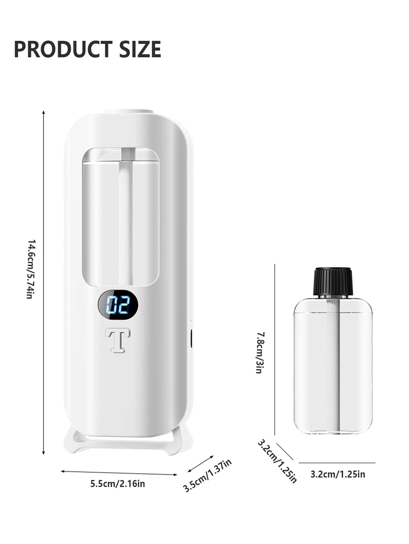 Rechargeable Essential Oil Diffuser with 5 Spray Modes - TRENDVYO