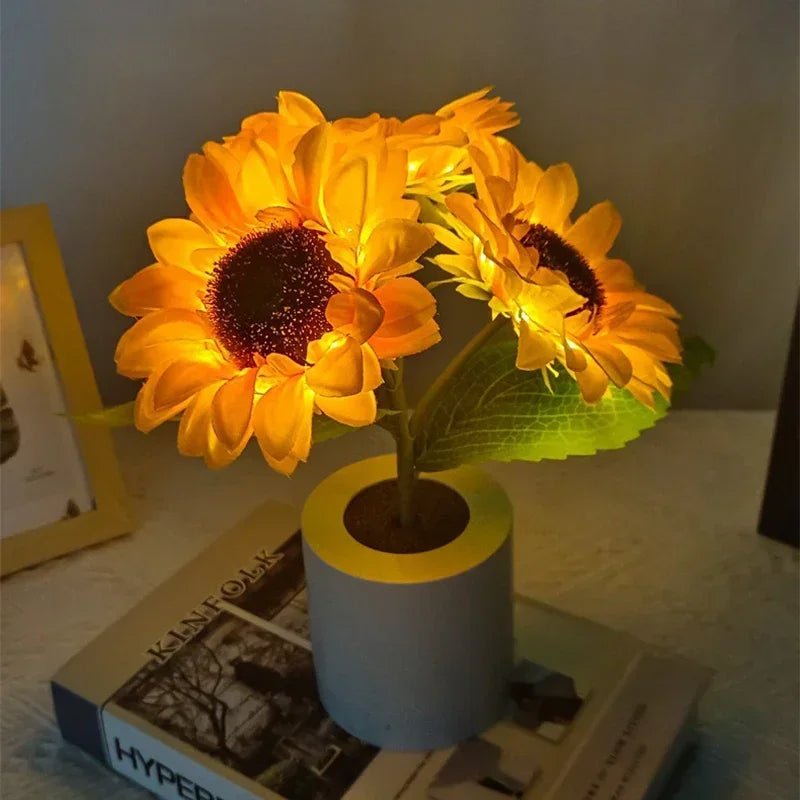 Rechargeable Sunflower Night Light - TRENDVYO