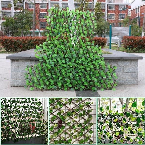 Retractable Artificial Garden Plant Fence - TRENDVYO