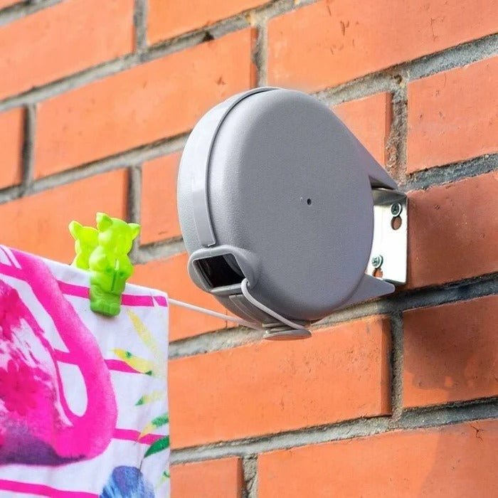 Retractable Washing Line with Swivel Wall Mount - TRENDVYO