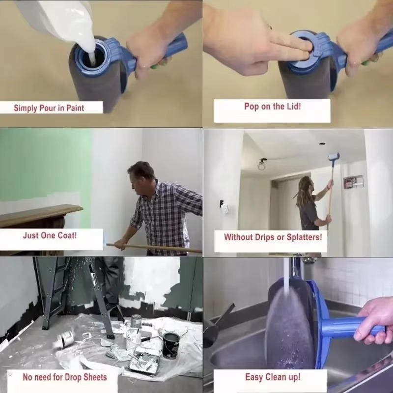 Self priming Paint Brush Roller - TRENDVYO