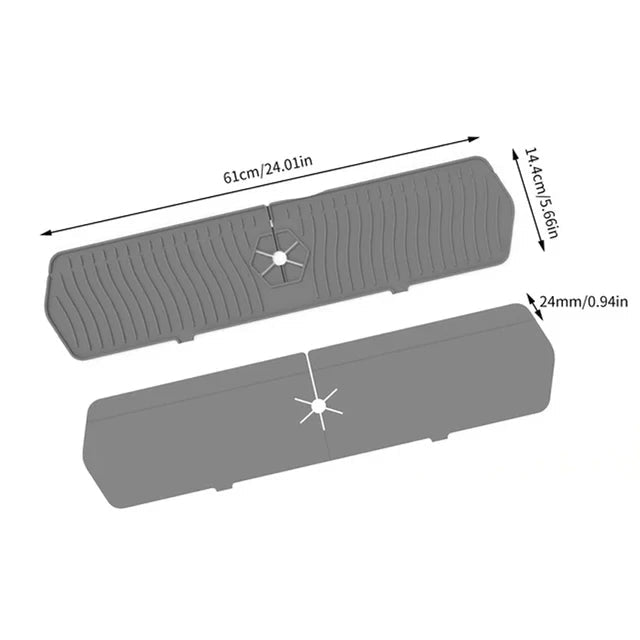 Silicone Kitchen Sink Splash Guard - TRENDVYO