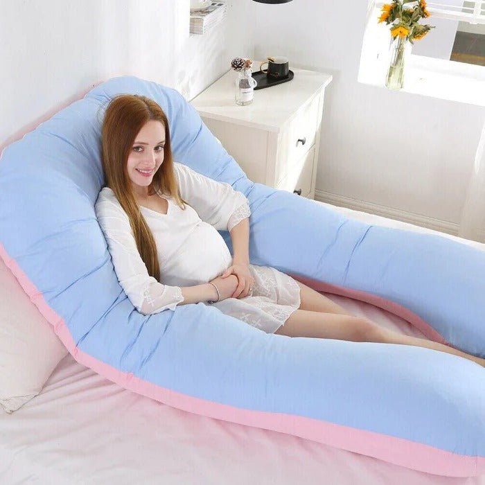 Sleeping Full Support Body Pillow - Ergonomic Design For Pregnancy, Shoulder & Back Pain - TRENDVYO