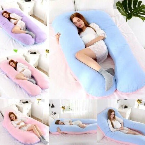 Sleeping Full Support Body Pillow - Ergonomic Design For Pregnancy, Shoulder & Back Pain - TRENDVYO