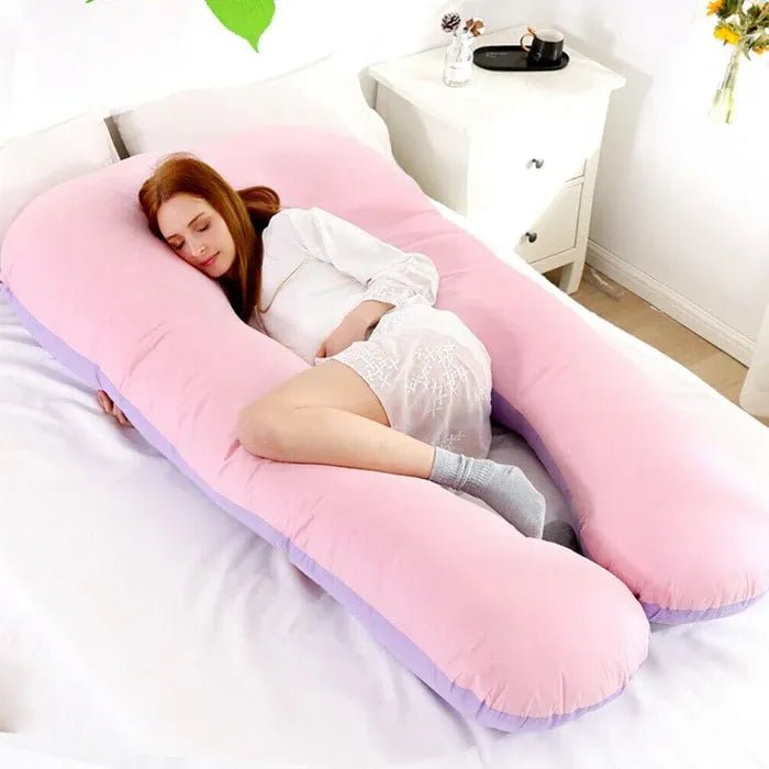 Sleeping Full Support Body Pillow - Ergonomic Design For Pregnancy, Shoulder & Back Pain - TRENDVYO