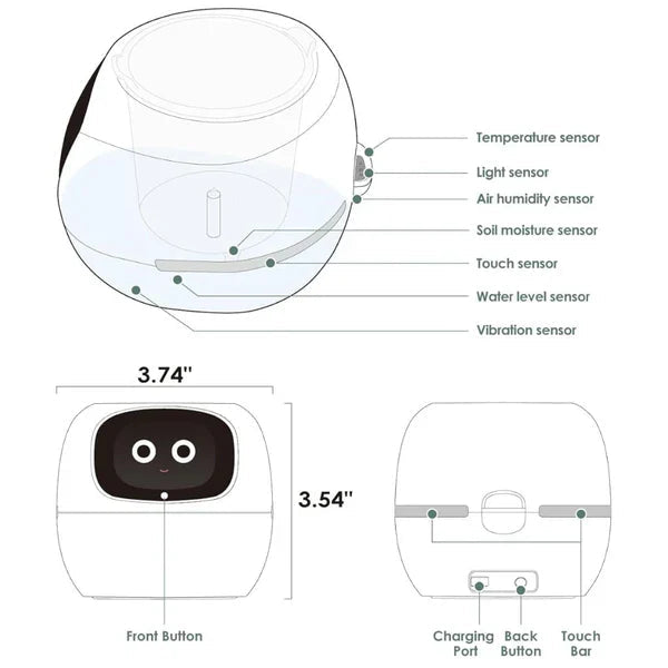 Smart Plant Pot Ivy - Innovative Plant Care - TRENDVYO