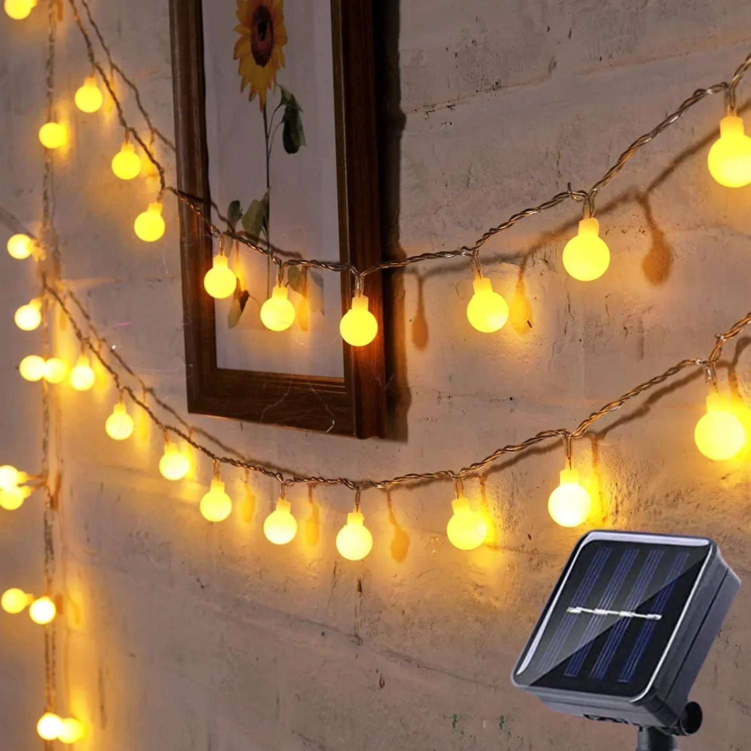 Solar-Powered Fairy Lights For Outdoor Use - TRENDVYO