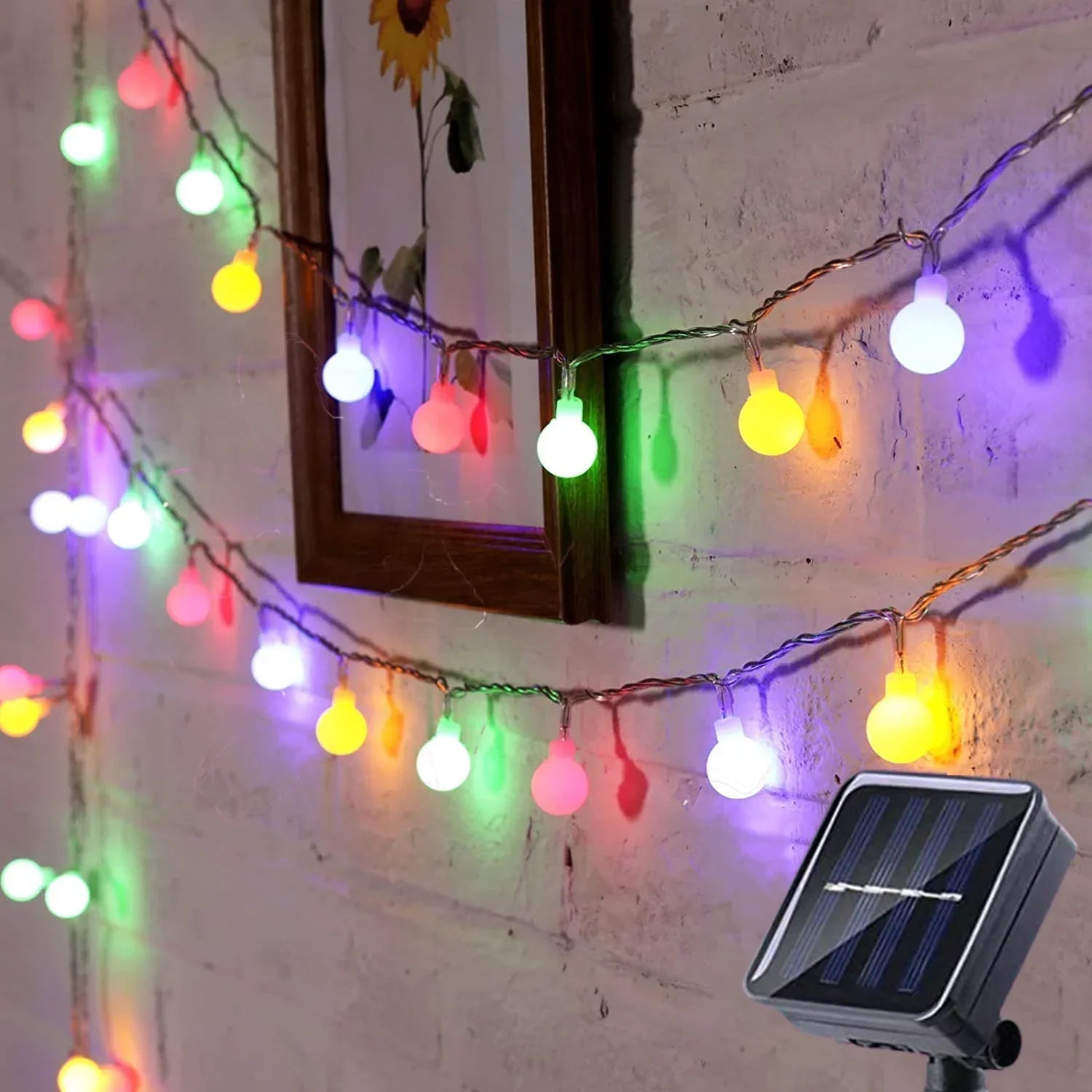 Solar-Powered Fairy Lights For Outdoor Use - TRENDVYO