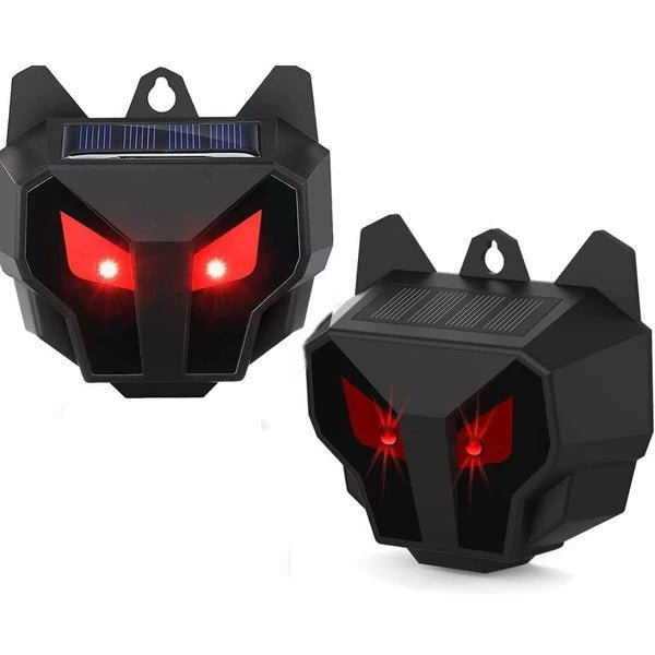 Solar Powered Outdoor Nocturnal Animal Repeller 2PCS - TRENDVYO