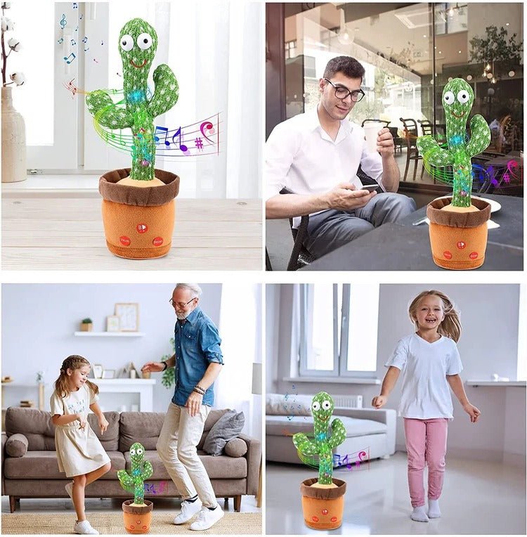 Sound-Reacting Dancing Cactus Toy - TRENDVYO