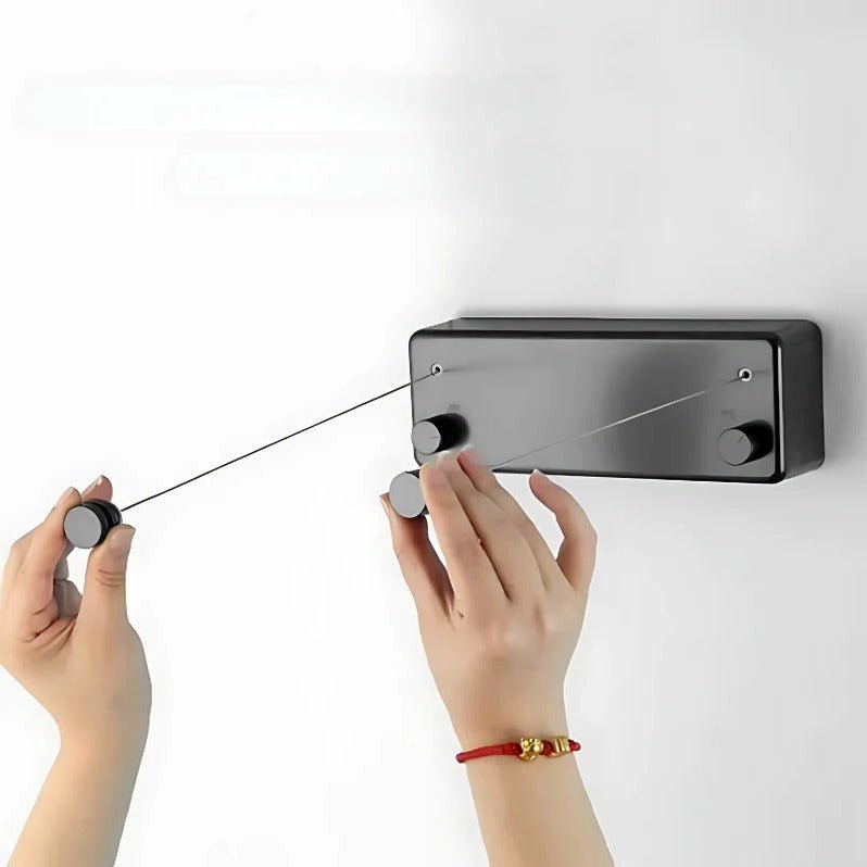 Space-Saving Retractable Clothesline - TRENDVYO