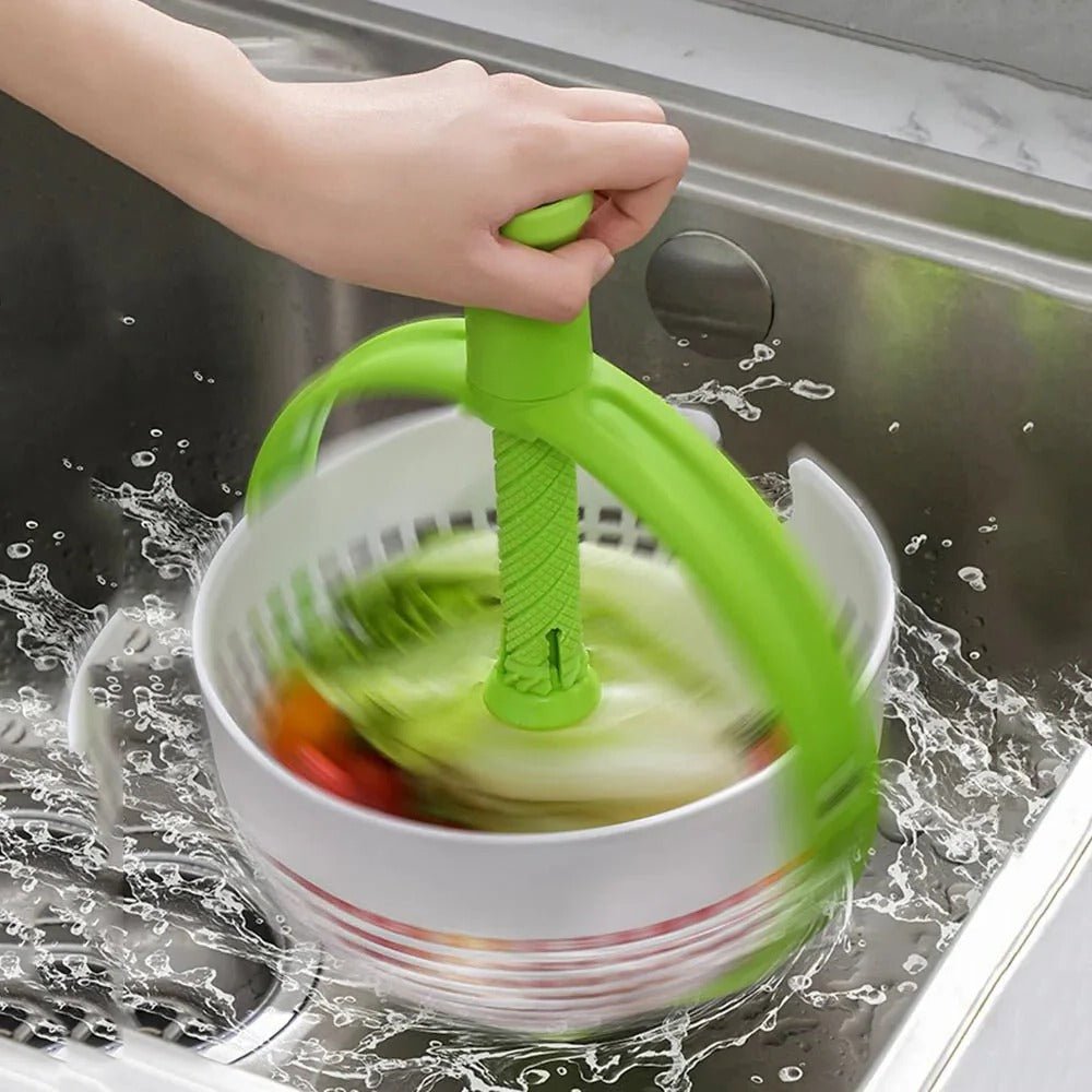 Spin & Drain Salad Bowl - TRENDVYO