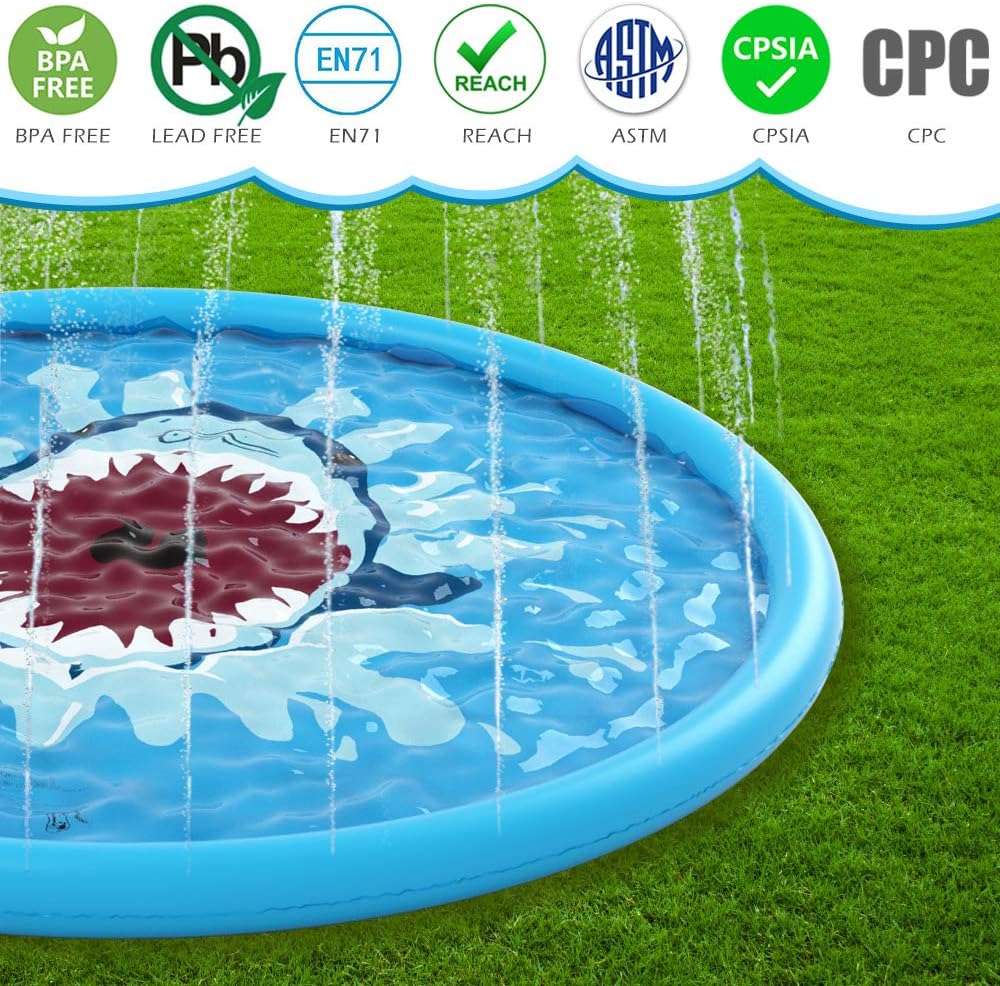 Splash Pad Sprinkler For Kids - TRENDVYO