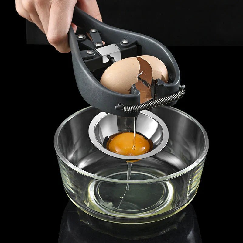 Stainless Steel Egg Cutter with Opening Mechanism - TRENDVYO
