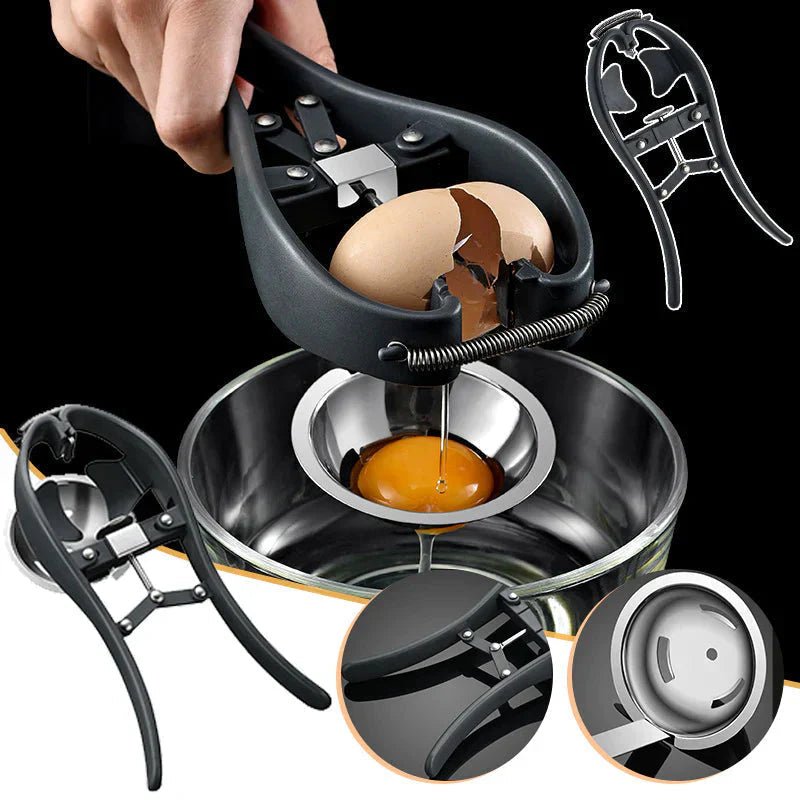 Stainless Steel Egg Cutter with Opening Mechanism - TRENDVYO