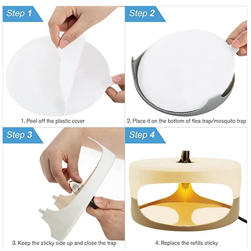 Sticky Bed Bug Trap Refill Glue Boards - TRENDVYO